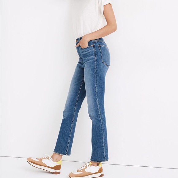 Madewell Slim Demi-Boot Jeans in Northaven Wash Size 23 EUC N0551 - Picture 4 of 10